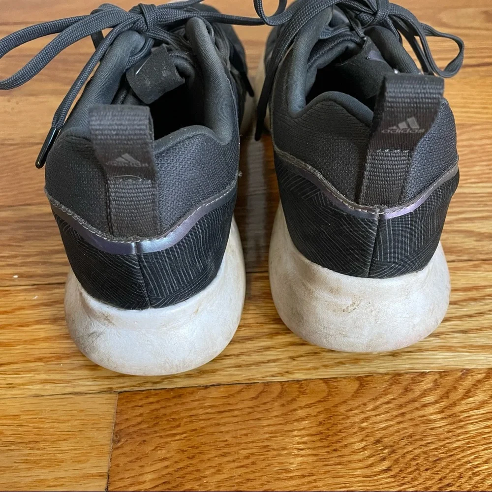 Adidas Bounce Sneakers Size 7.5 Black - Picture 5 of 7